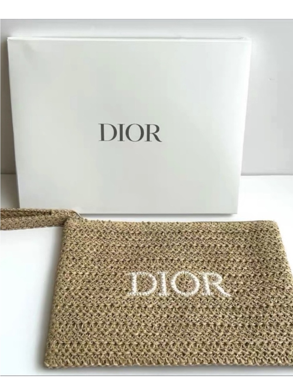 Dior beauty cosmetic bag
